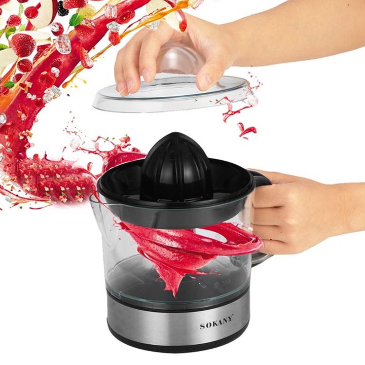 Máy Vắt Cam Tự Động SOKANY Dung Tích 0,7L tự động vắt và lọc hạt