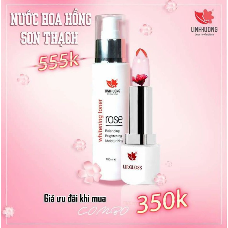 NƯỚC HOA HỒNG Whitening Toner Rose [Mỹ phẩm chính hãng 100%]