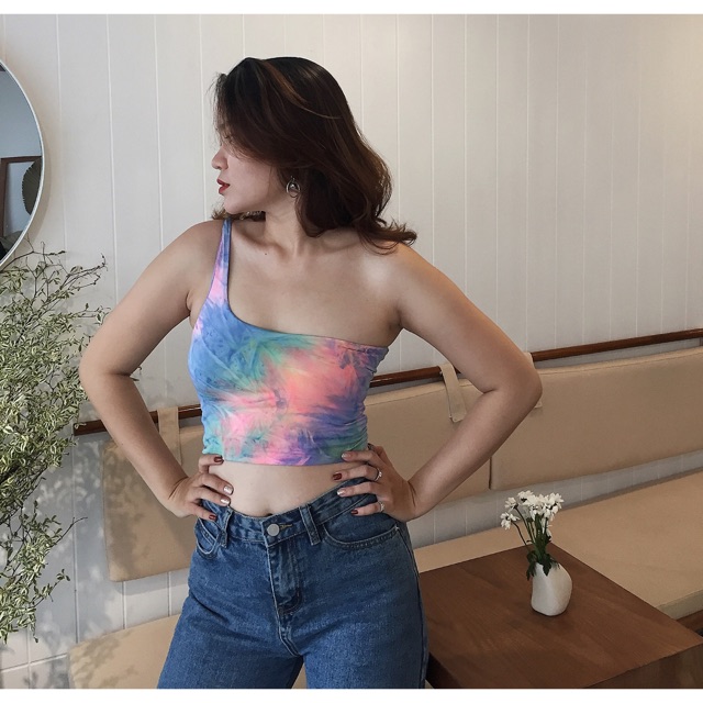 Shoulder Tie Dye