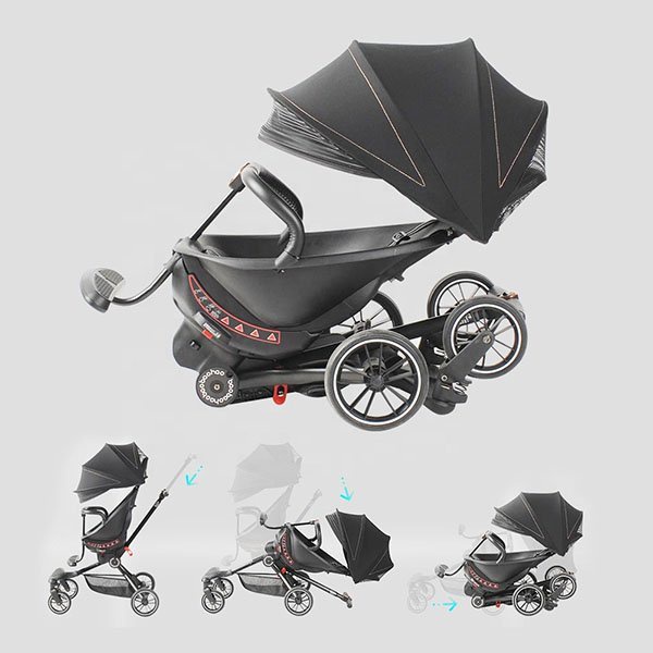 Xe Đẩy 2 Chiều Gấp Gọn CAO CẤP Cho Bé Baobaohao V5/V8/V18 - Hàng Chính Hãng - BẢO HÀNH 12 THÁNG