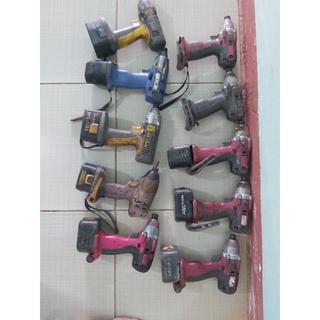 Combo 10 bắn vít Nhật bãi Makita, Cid ...