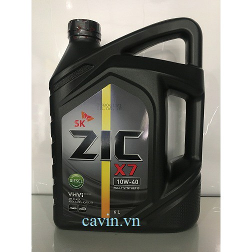 Dầu nhớt Zic X7 10W40 CI-4  cho máy dầu
