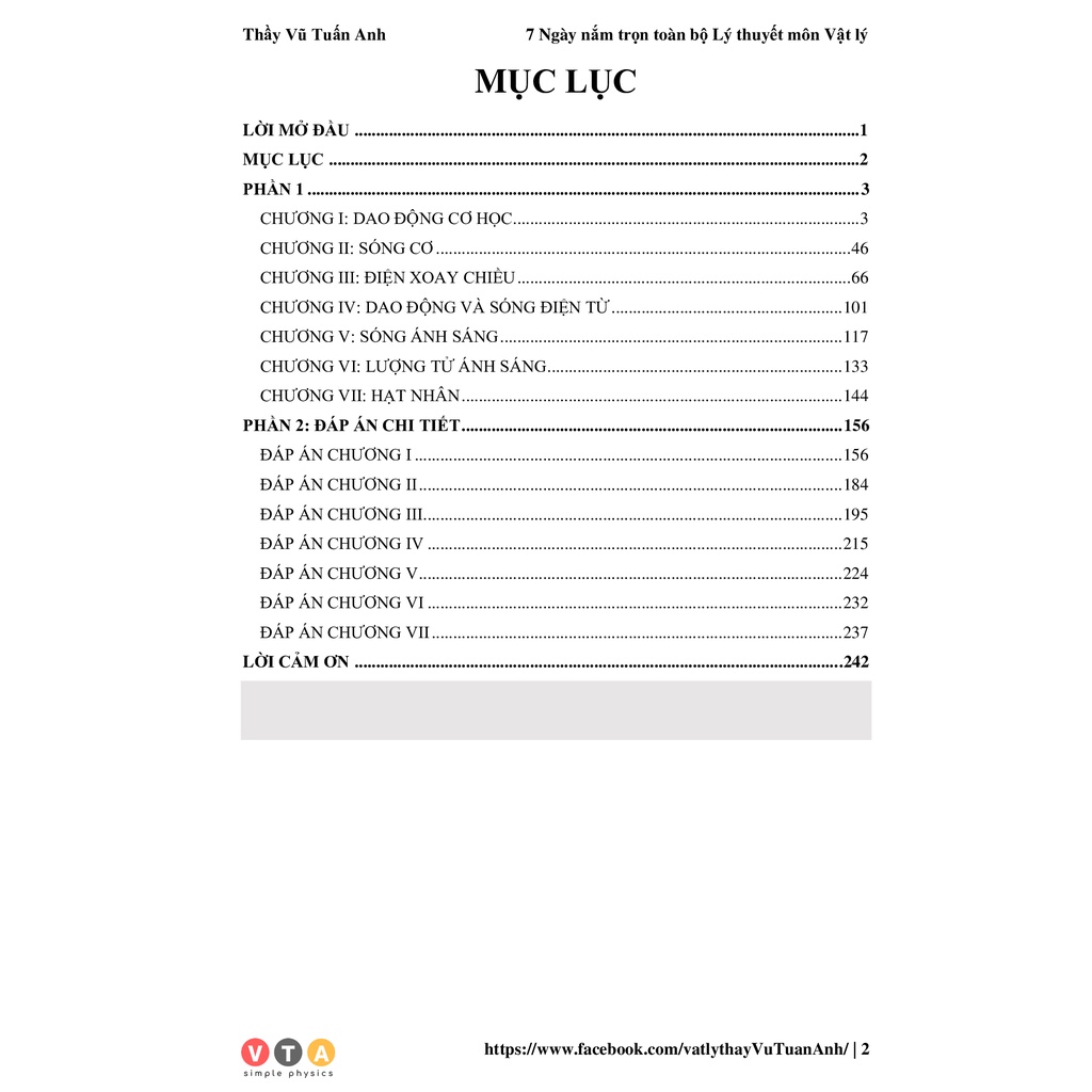 Sách - 7 Ngày Nắm Trọn Toàn Bộ Lý Thuyết Môn Vật Lý (Thầy Vũ Tuấn Anh)