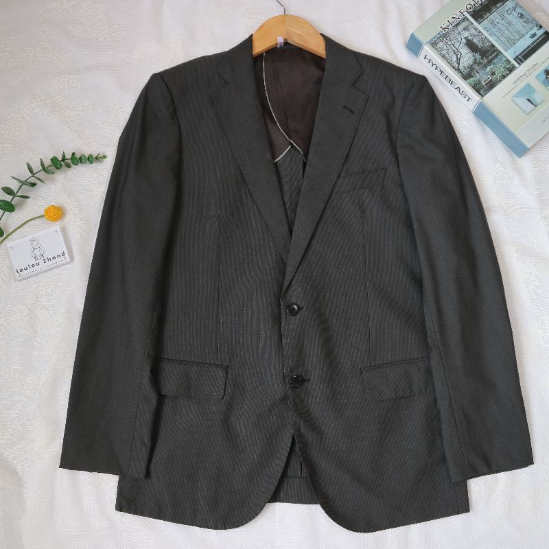 BLAZER MENSWEAR xám sọc