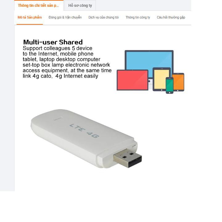 Mua Usb Phát Wifi Tặng Kèm Sim Cực Khỏe , Không Cần Cài Đặt - Lắp Sim Là Phát Wifi