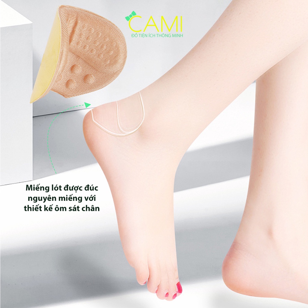 Lót giày giảm size và bảo vệ gót sau chống trầy da, tuột gót khi nhấc chân - Cami - CMPK198