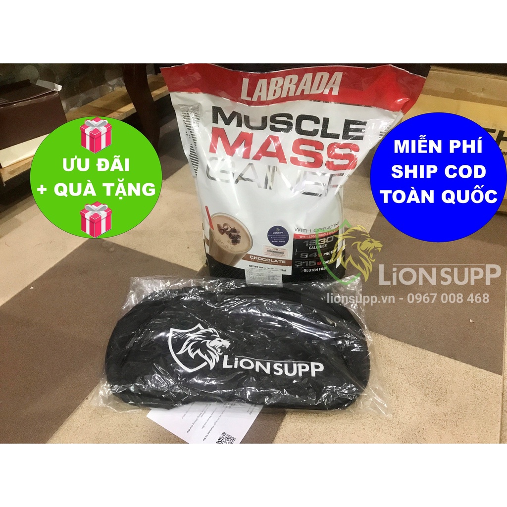 LABRADA MUSCLE MASS GAINER DATE MỚI 2025 SỮA TĂNG CÂN TĂNG CƠ 12Lbs  CHÍNH HÃNG BBT