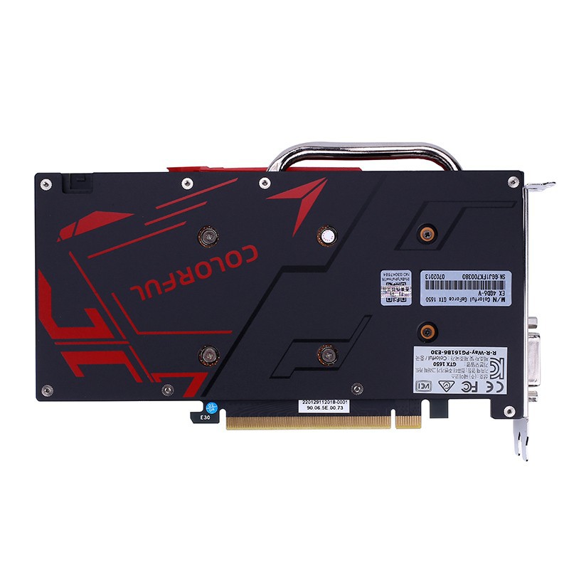 Card màn hình Colorful GeForce GTX 1650 EX 4GD6-V Hàng chính hãng có BackPlate 8 pin