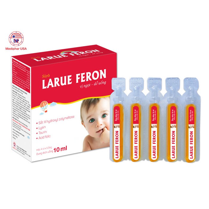 [MEDIPHAR USA] Sirô LARUE FERON - Bổ sung Lysin, Sắt, vitamin giúp bé ăn ngon | Thế Giới Skin Care