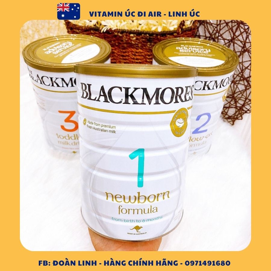 Sữa BLACKMORE 900gr đủ 3 Số 1,2,3 hàng của Úc, Hàng chuẩn úc