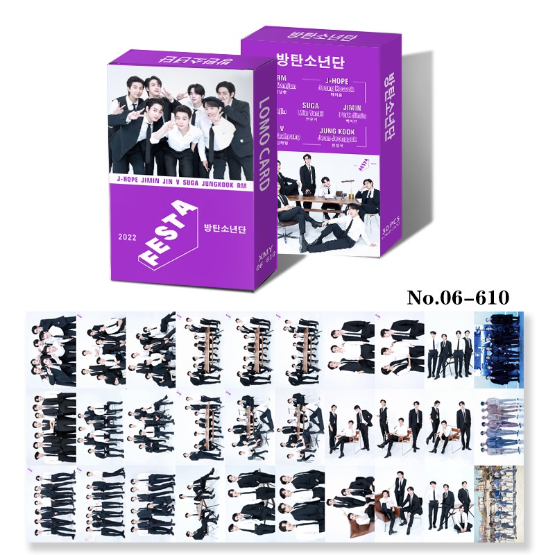 BTS Proof Album Photocard V JK JIMIN Suga JIN & SPY X FAMILY Lomo Card