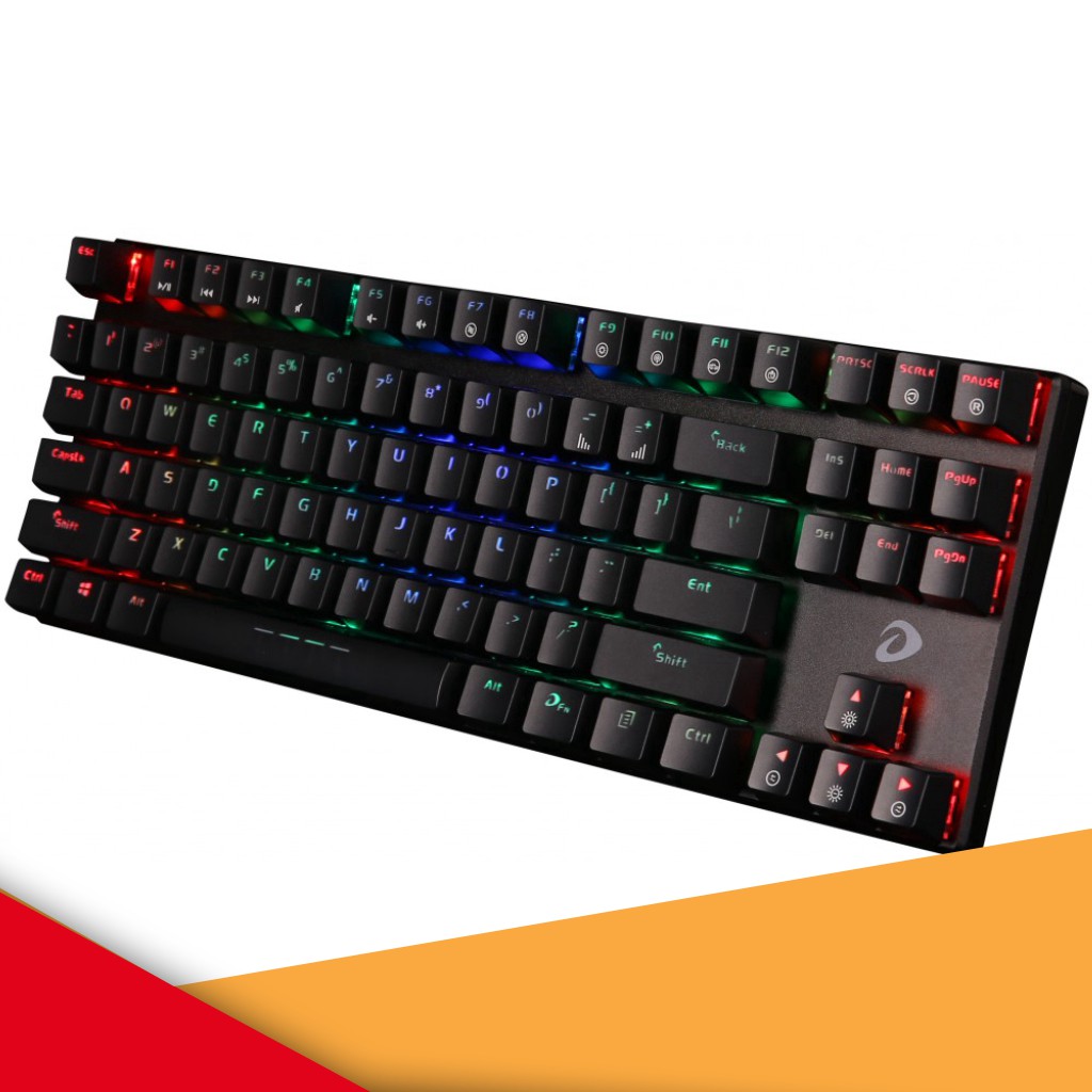 Bàn phím cơ Gaming DAREU DK880 87KEY (RGB, Blue/ Brown/ Red D switch)-Bản mới EK880