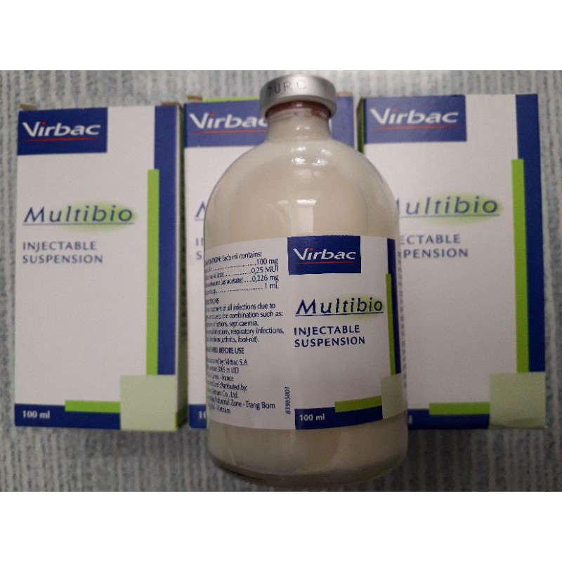 Multibio 100ml. chích viêm khớp, tiêu chảy, viêm niệu d.ụ.c