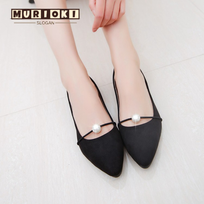 MURIOKI Women Ballet Flats With Pointed Toe High Quality Code