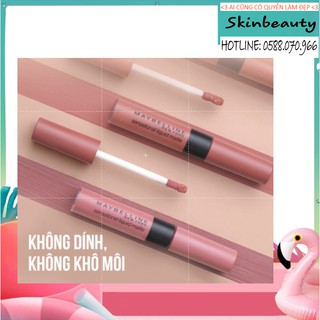 Son Kem Lì Nhẹ Môi Phiên Bản Tông Đất Maybelline New York Sensational The Nudes 7ml Hàng Chính Hãng