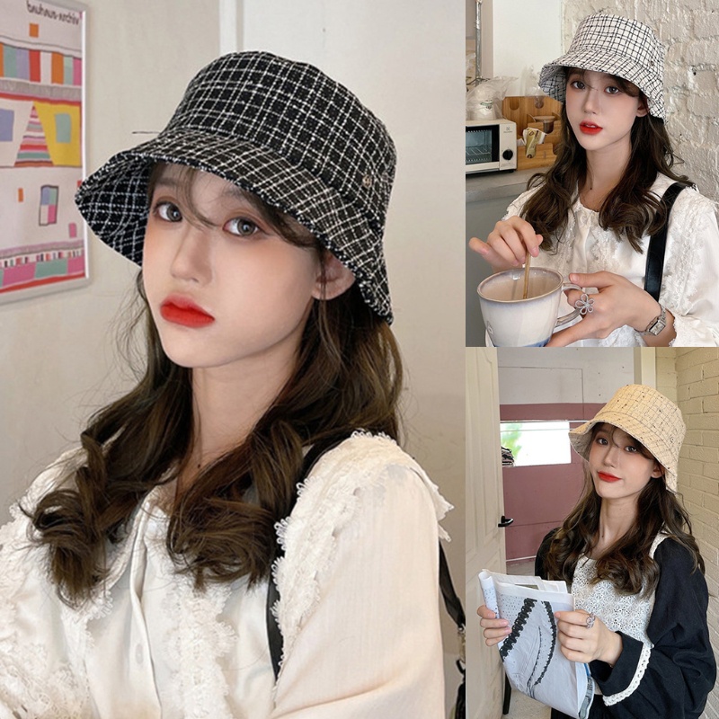 Mũ Tai Bèo Chống Nắng Họa Tiết Kẻ Sọc Thời Trang Thanh Lịch