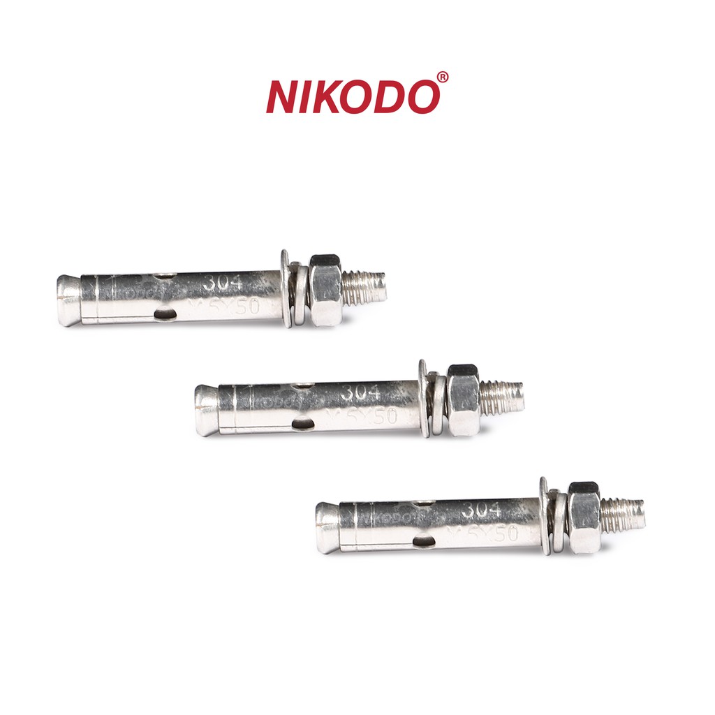 Tắc kê nở inox 304 dày, không gỉ, thi công nhà yến, công trình Nikodo