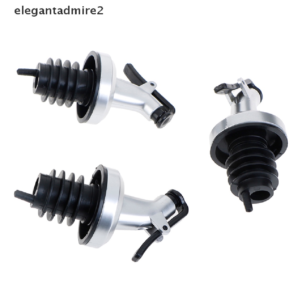 Set 3 Nút Chặn Chai Rượu Vang Bằng Thép Không Gỉ Tiện Dụng