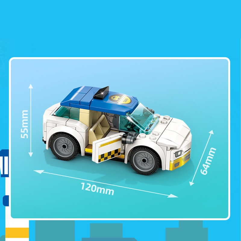 Mẫu Lắp Ráp mô hình Máy Bay Du Lịch GUDI 10502 Transport Plane City Xếp hình thông minh 461 Mảnh ghép