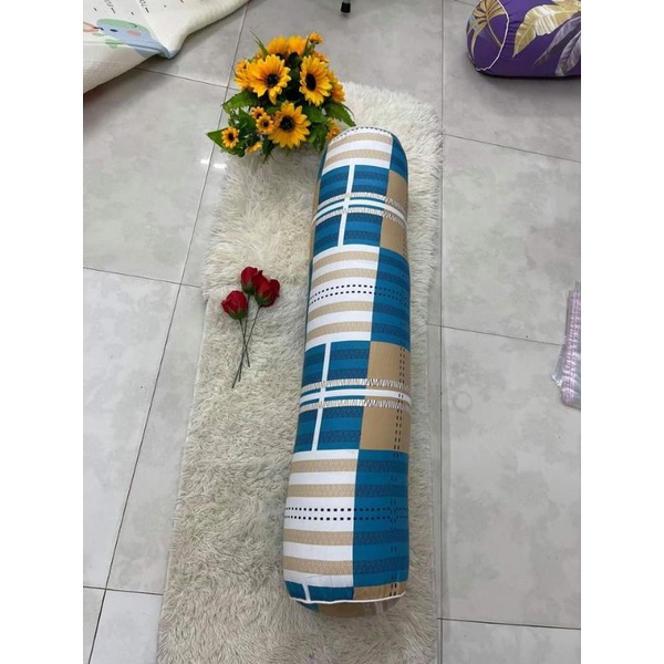 VỎ GỐI ÔM COTTON 100% ( MAY BỊT ĐẦU CÓ KHOÁ KÉO Ở THÂN)