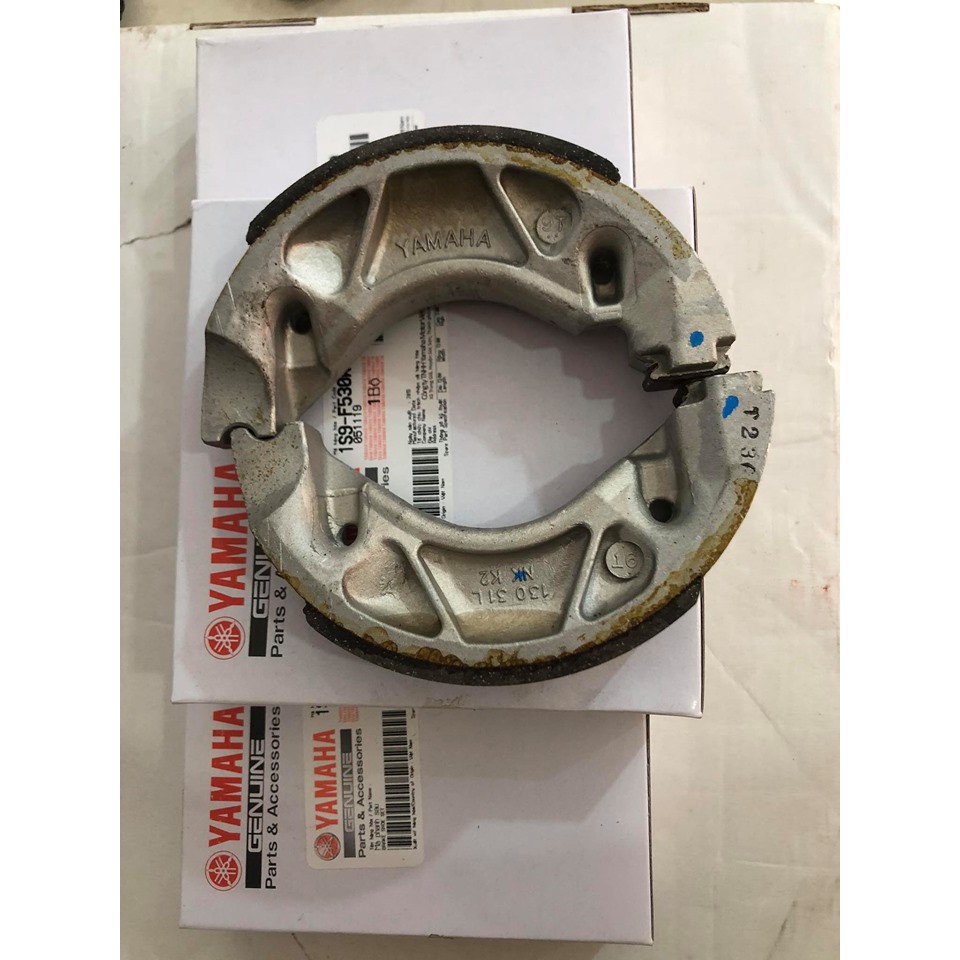 Combo bộ 3 Bố thắng đùm (má phanh) sau xe Yamaha Sirius, Nouvo, Mio, Jupiter ....( chính hãng ) --Zin