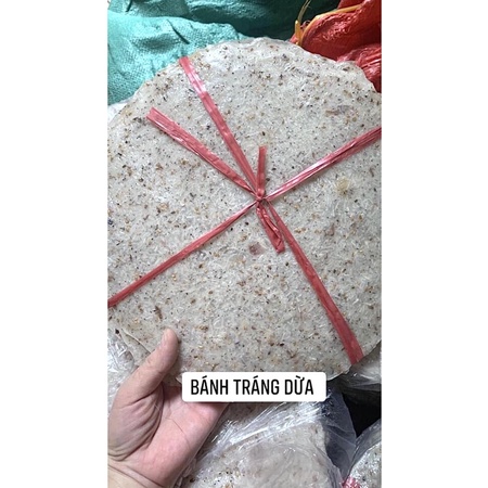 Bánh Tráng Cốt Dừa Bình Định Size 30 Loại 1 (10c/xấp/1.5kg)