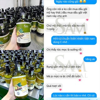 PHIÊN BẢN MỚI Ủ TÓC SINH KHƯƠNG SAM NATURAL