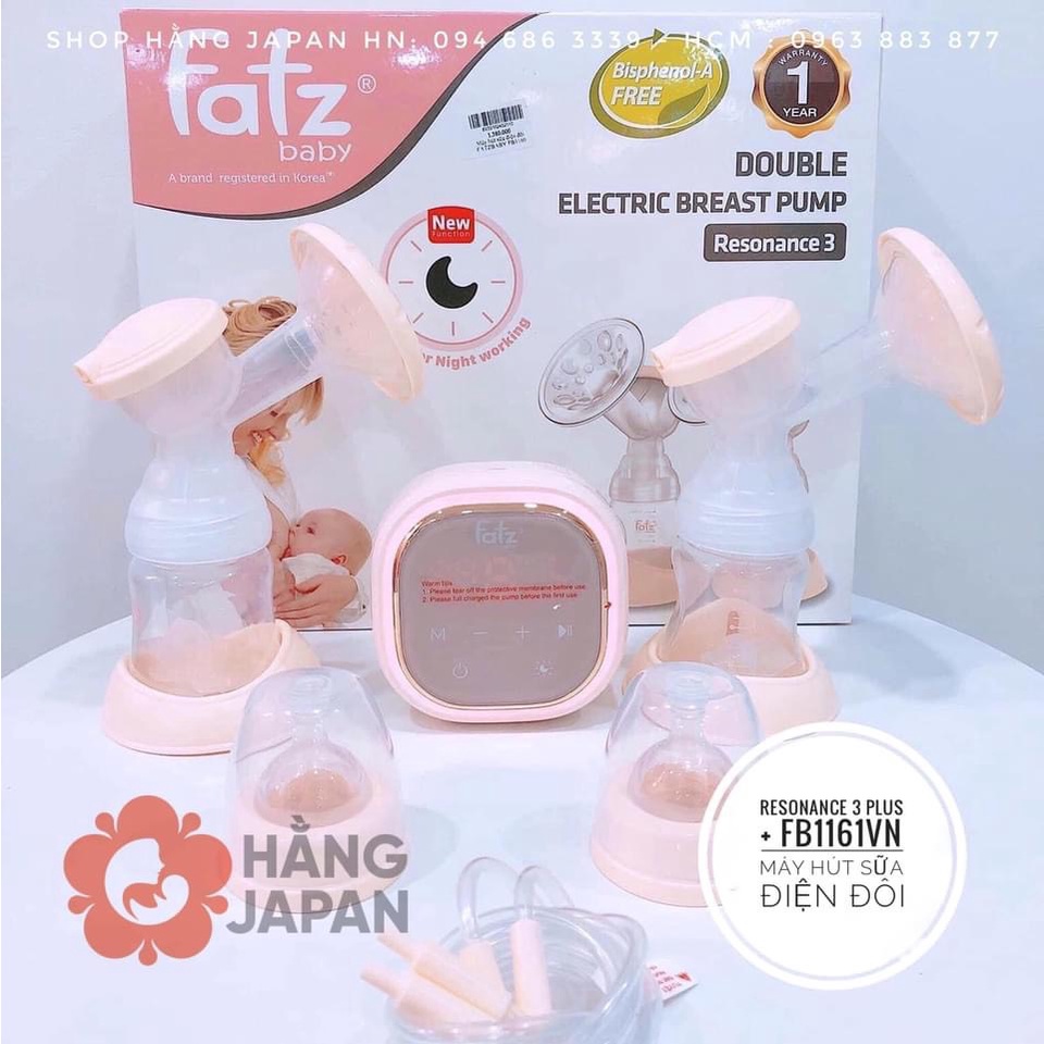 MÁY HÚT SỮA ĐIỆN ĐÔI FATZ BABY - RESONANCE 3 Plus - FB1161VN