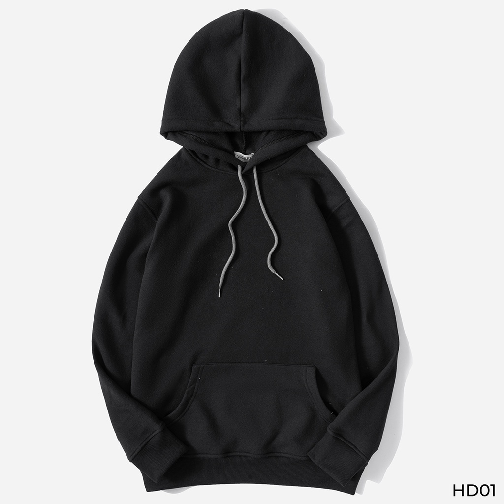 Áo Hoodie Trơn Thiết Kế Năng Động 7 Màu Thời Trang Cao Cấp VICERO