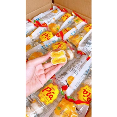 Bánh Pía Mini Nhân Sầu Riêng 100gr Gói 5 Bánh .