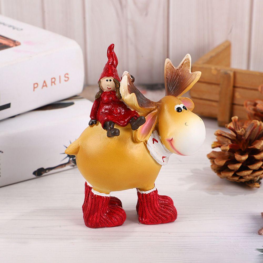Phụ Kiện Trang Trí Bàn Tiệc Giáng Sinh Hình Tuần Lộc / Ông Già Noel