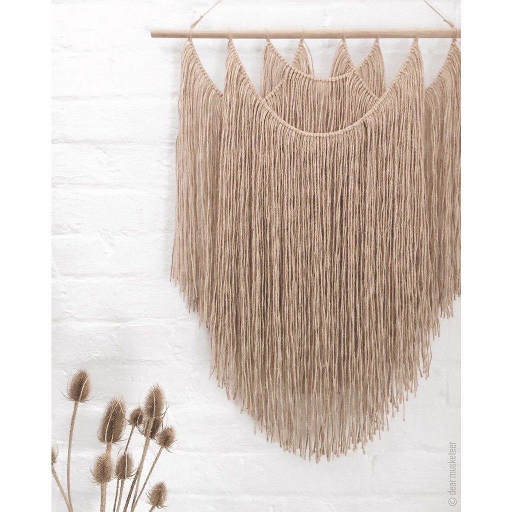 Cuộn 10m dây thừng trang trí,  dây decor, dây trang trí 4mm