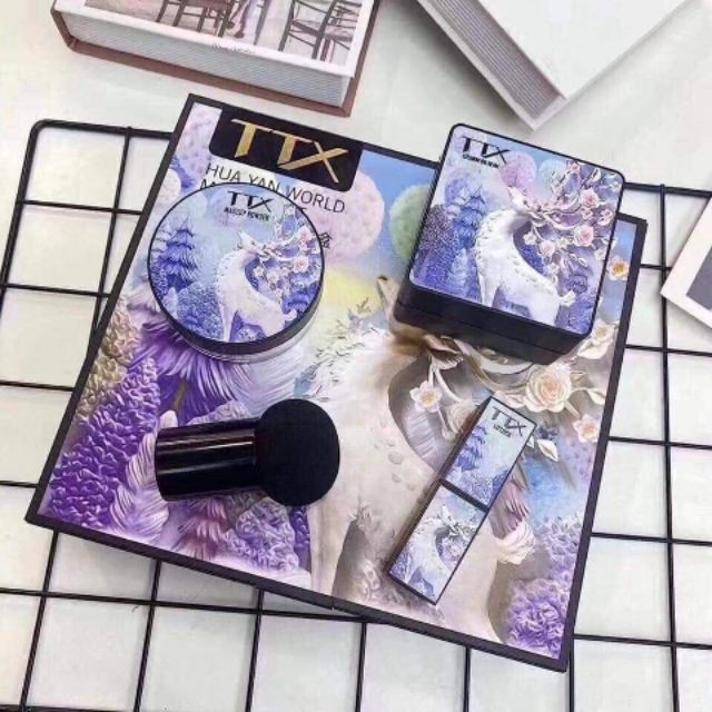 [TẶNG KÈM Quà ]Set phấn nước Kèm SON 4 món siêu xinh