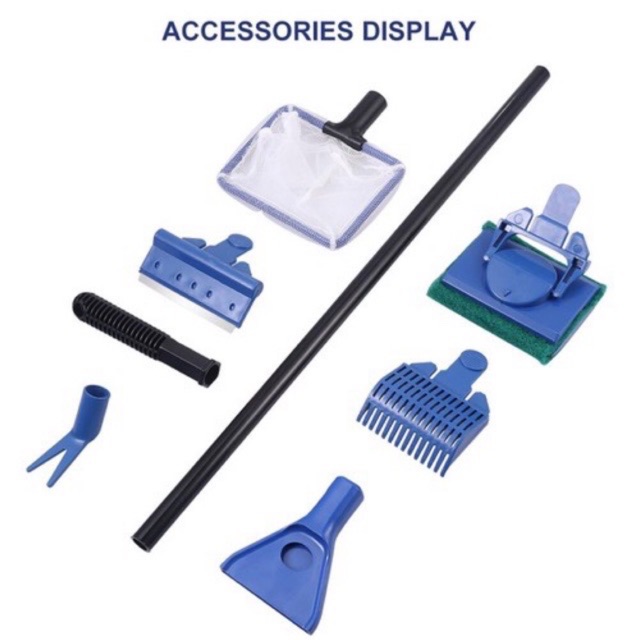 Bộ dụng cụ vệ sinh 5 in 1 hồ cá - dụng cụ vệ sinh bể cá