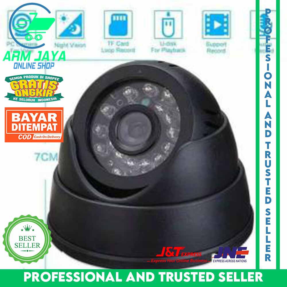 Camera An Ninh Cctv Không Dvr Tầm Nhìn Ban Đêm 24 Giờ