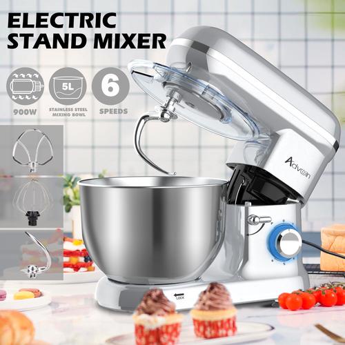 (Chính hãng Úc) Máy  nhào bột Advwin 5L 1100W - trộn bột, đánh trứng, làm salad, chả giò - Advwin stand mixer