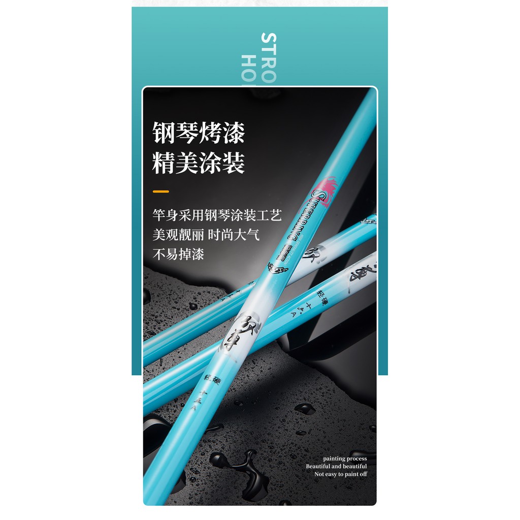 Cần Câu Tay Siêu Nhỏ Carbon Nhật Bản Thích Hợp Câu Cá Cảm Giác