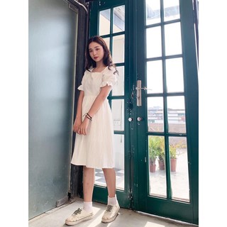 [Sale] Váy Cổ Vuông Cực Xinh cho Các Nàng Mùa Hè Này