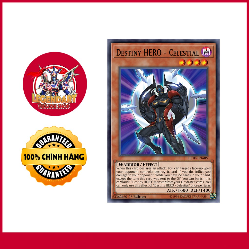 EN]Thẻ Bài Yugioh Chính Hãng] Destiny Hero - Celestial