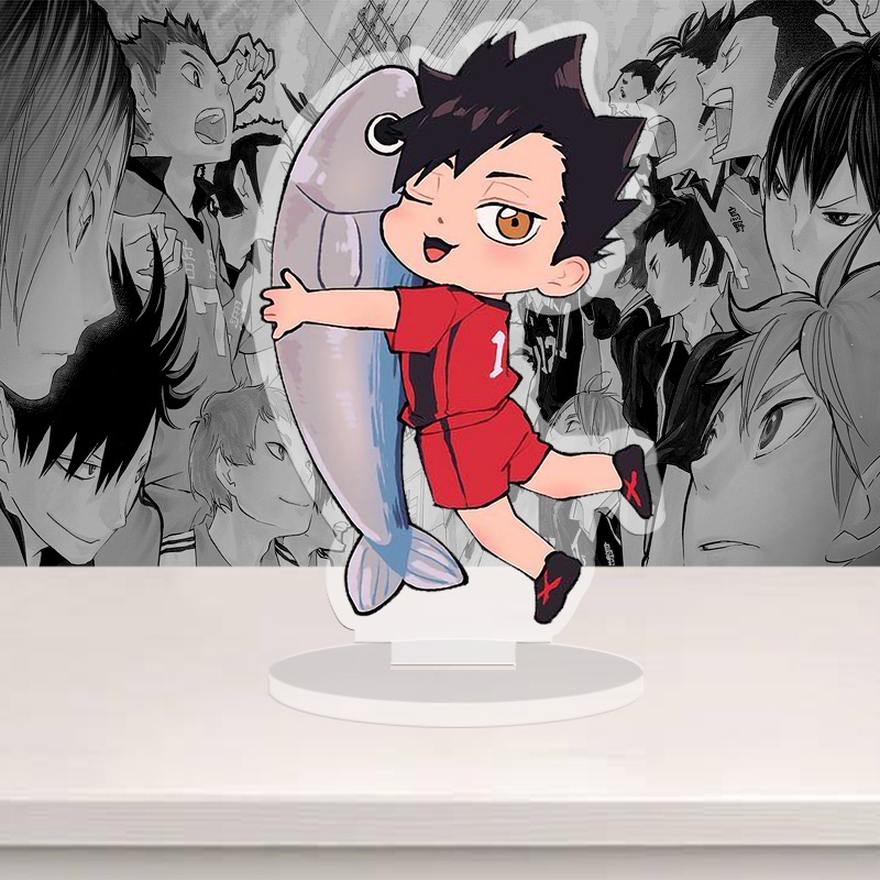 Standee Haikyuu, mô hình anime Thiếu niên bóng chuyền chibi siêu dễ thương