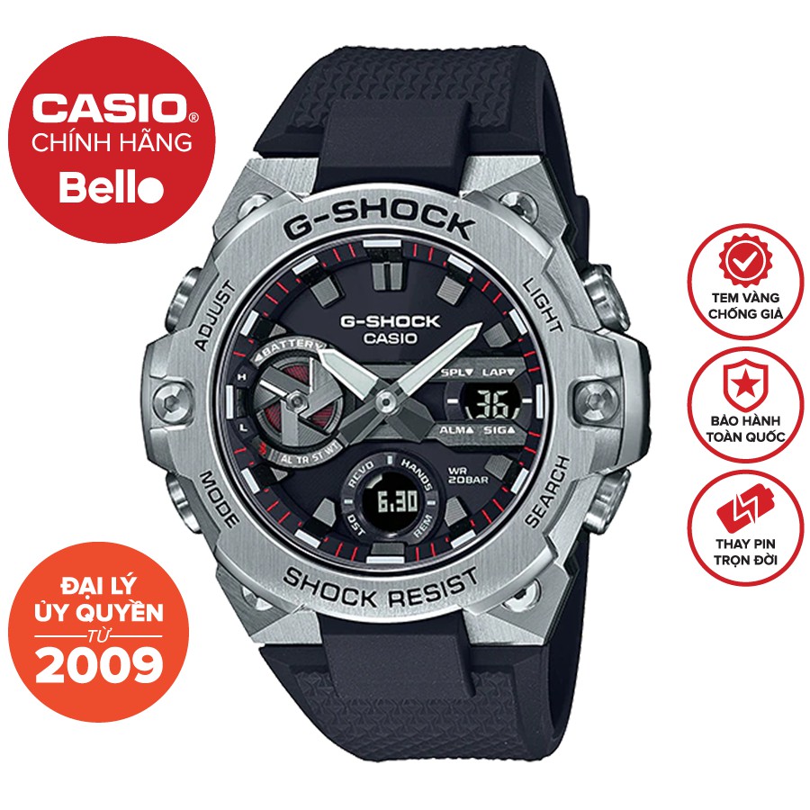 Đồng hồ Nam Dây nhựa Casio G-Shock GST-B400-1ADR chính hãng bảo hành 5 năm Pin trọn đời