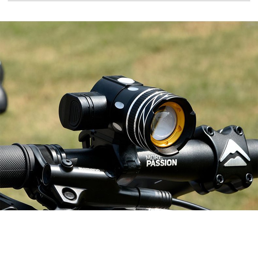 Đèn Pha Gắn Phía Trước Xe Đạp Siêu Sáng Sạc Điện USB Chống Nước