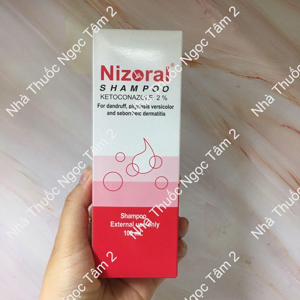 Dầu gội Thái Lan chính hãng, Chai dầu gội Nizoal loại 100ml
