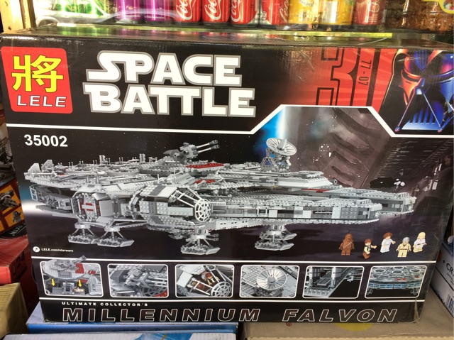 Mẫu mô Hình Lego LeLe 35002 Star War Falcon 3582