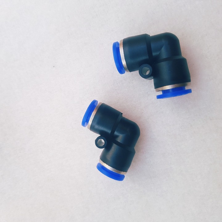 Co L 8mm - Nối Nhanh PE 8mm Lắp Ống Phun Sương - cut phun sương