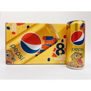 Phiên bản Giới Hạn _ Hộp 8 lon Pepsi Kì Lân Vàng 330ml