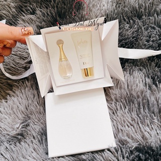 Sét Nước Hoa DIOR Jadore : nước hoa 5ml + body milk 20ml