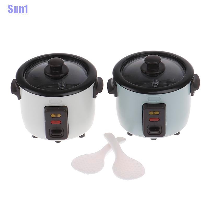 Mô Hình Nồi Cơm Điện mini Tỉ Lệ 1: 12 Trang Trí Nhà Búp Bê