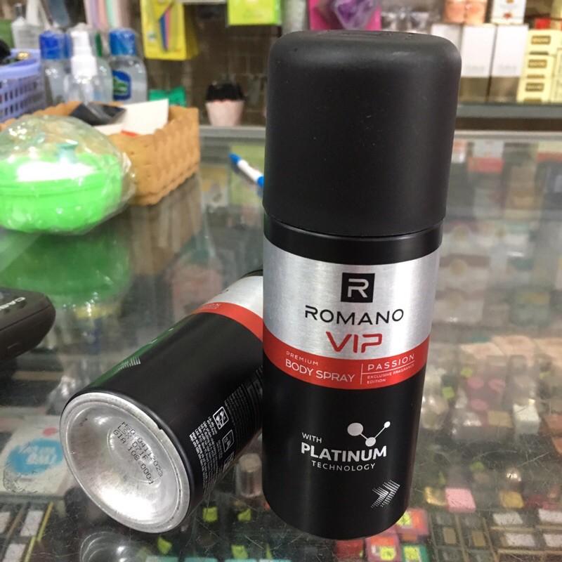 Xịt Khử Mùi Toàn Thân Cho Nam Romano VIP 150ml