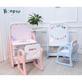 Bảng vẽ đa năng honper điều chỉnh độ cao kèm ghế cho bé phân phối chính hãng